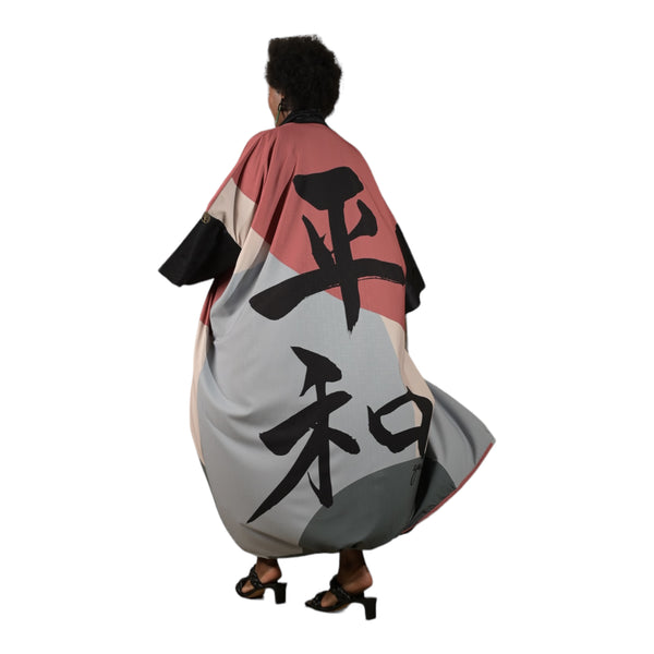 ABSTRACT ART KIMONO || peace