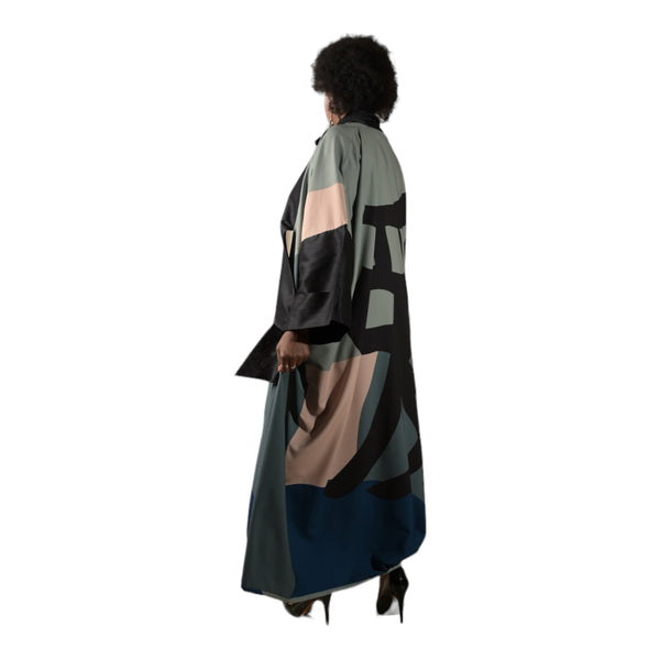 ABSTRACT ART KIMONO || love