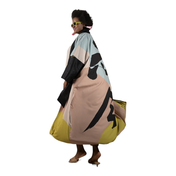 ABSTRACT ART KIMONO || live in the now