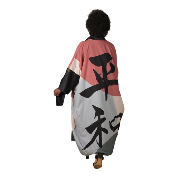 ABSTRACT ART KIMONO || peace