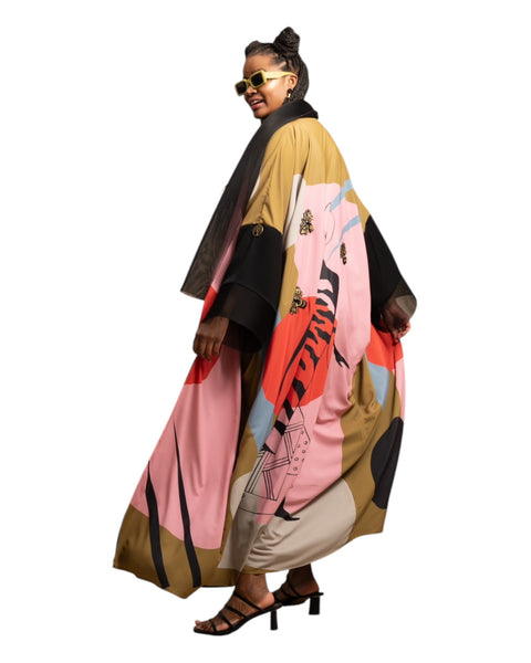 WEARABLE ART KIMONO || golden bee