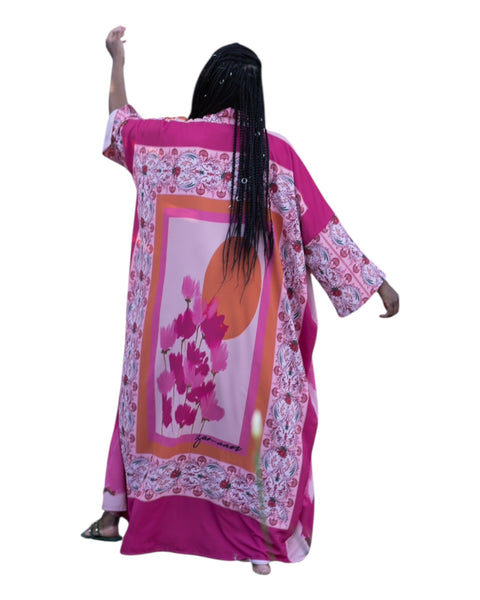 WEARABLE ART KIMONO: peonies