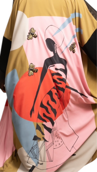 WEARABLE ART KIMONO || golden bee