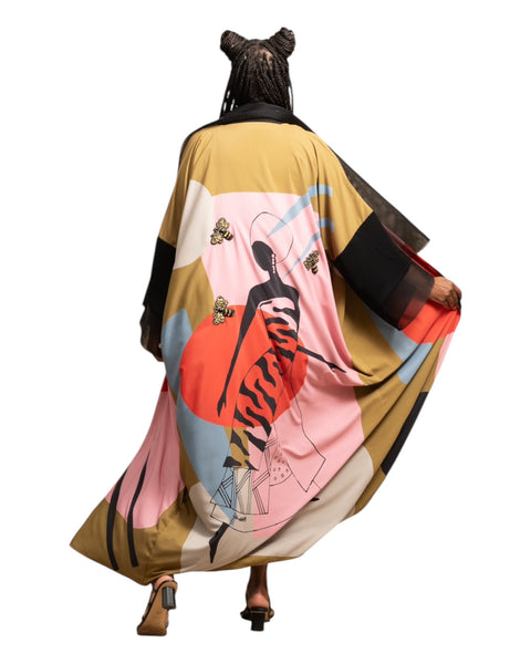 WEARABLE ART KIMONO || golden bee