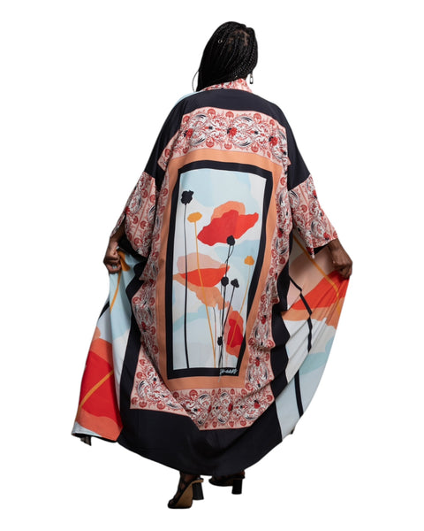 WEARABLE ART KIMONO || poppy
