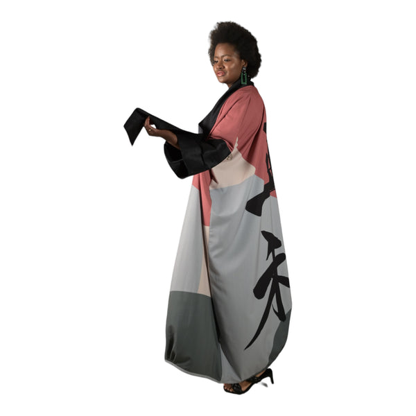 ABSTRACT ART KIMONO || peace