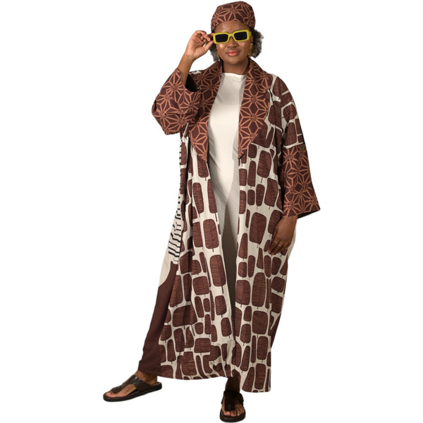 ABSTRACT ART KIMONO || earth