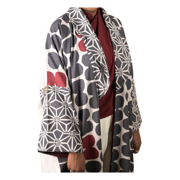 ABSTRACT ART KIMONO || stone