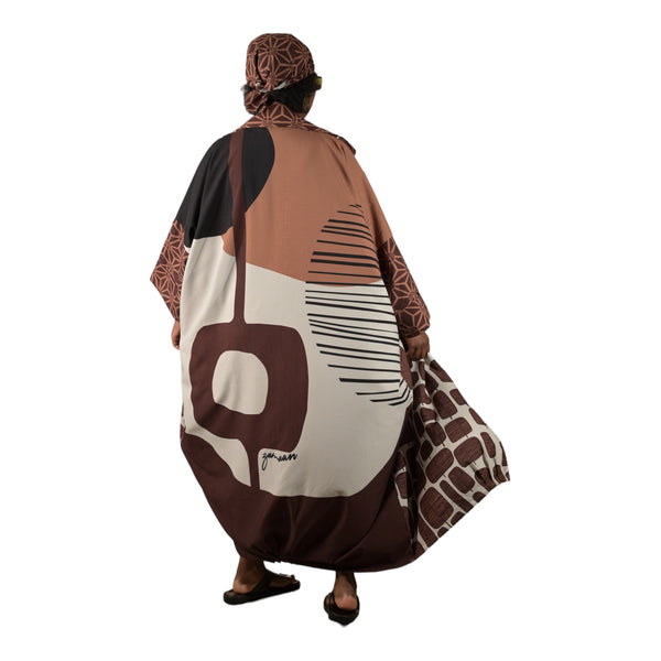 ABSTRACT ART KIMONO || earth