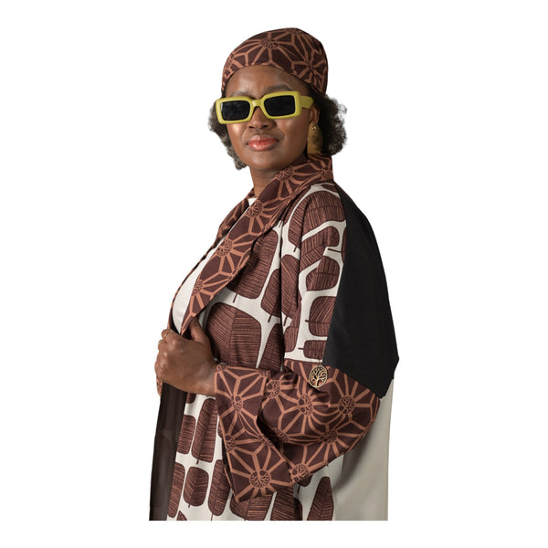 ABSTRACT ART KIMONO || earth