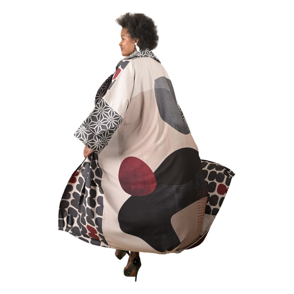 ABSTRACT ART KIMONO || stone