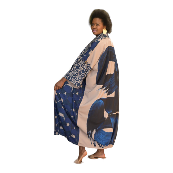 ABSTRACT ART KIMONO || ocean
