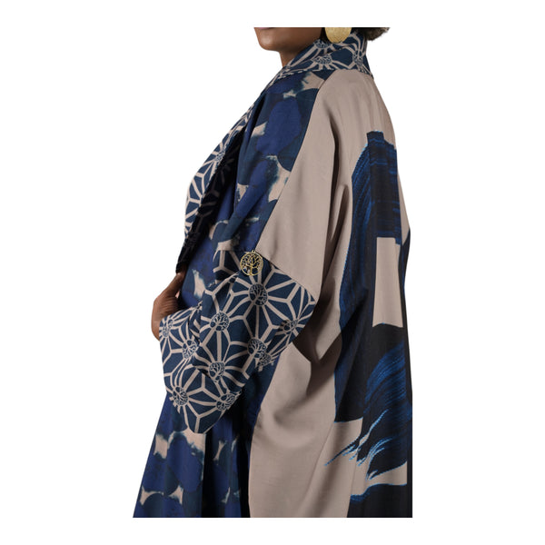ABSTRACT ART KIMONO || ocean