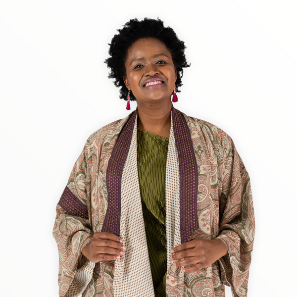 REVERSIBLE KIMONO || Cassa swirls