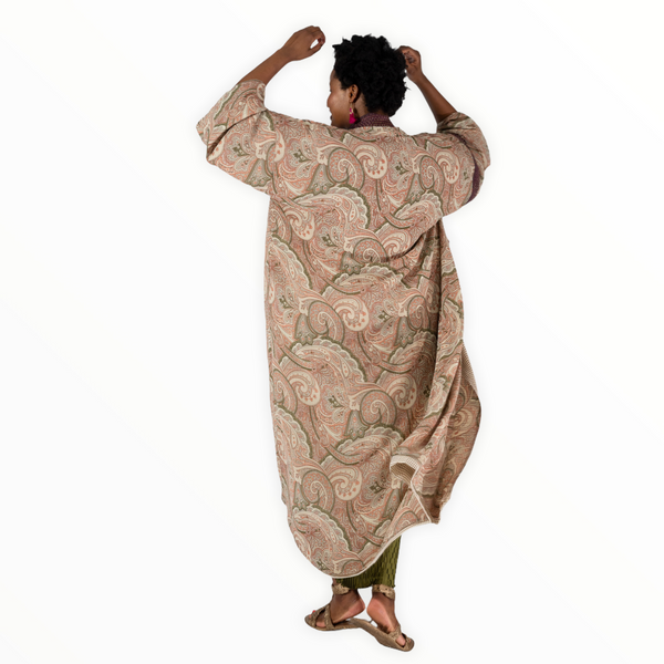 REVERSIBLE KIMONO || Cassa swirls