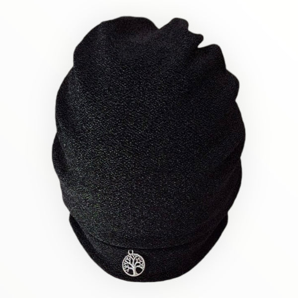 TURBAN || black bling