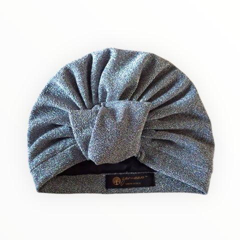 TURBAN || silver bling