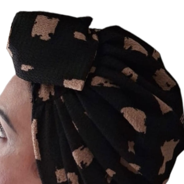 TURBAN || camel brush strokes