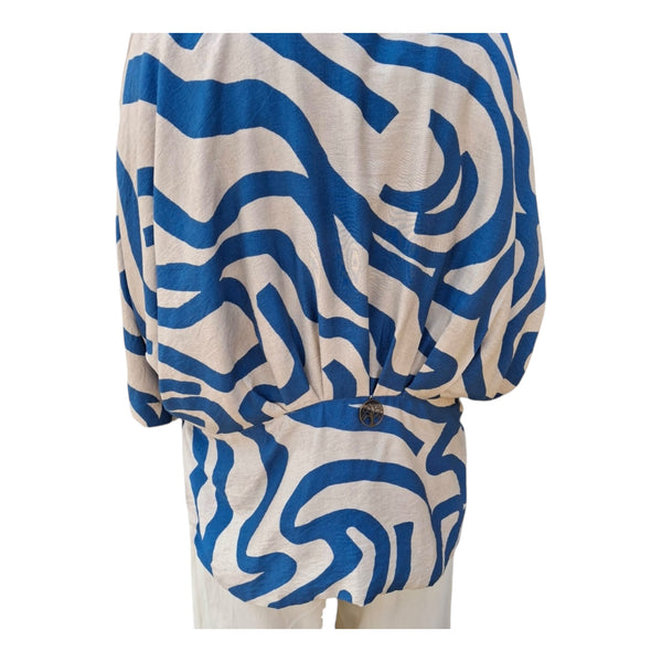 ABSTRACT LINE KIMONO || ocean