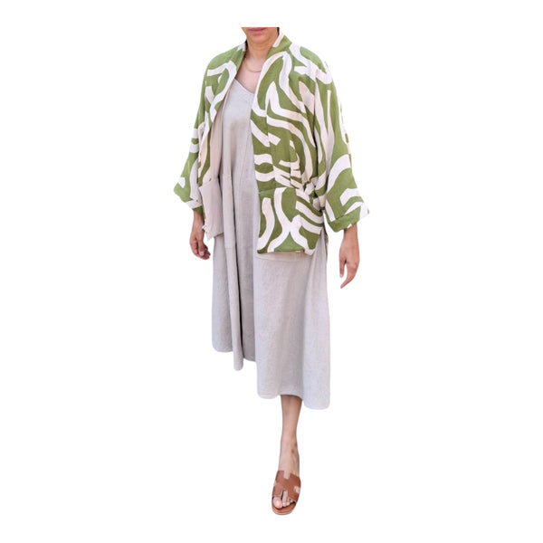 ABSTRACT LINE KIMONO || meadow